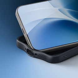 Чехол прозрачный с черными рамками для Vivo X300s, серия Aimo Series от Dux Ducis
