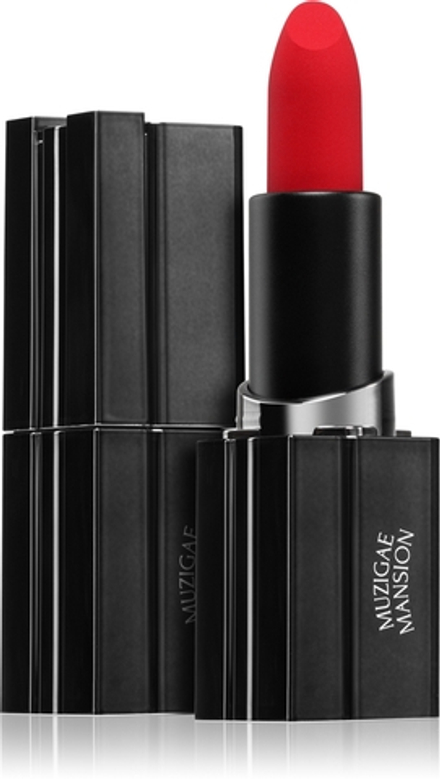 MUZIGAE MANSION Moodwear Blur Lipstick - Матовая помада для губ, увлажняющая оттенок 008 Revenge, 4 g