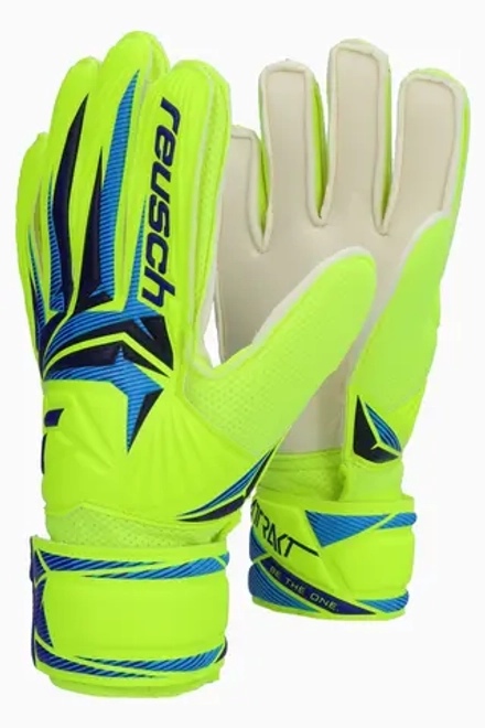 Вратарские перчатки Reusch Attrakt Solid Junior - зеленый