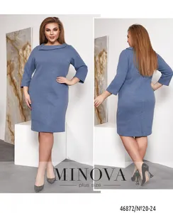Платье 20-24-Джинсовый Minova