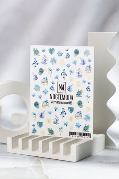 Nogtemoda Наклейки для ногтей Merry Christmas 063