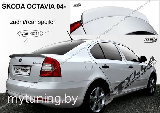 Лип спойлер для Skoda Octavia A5