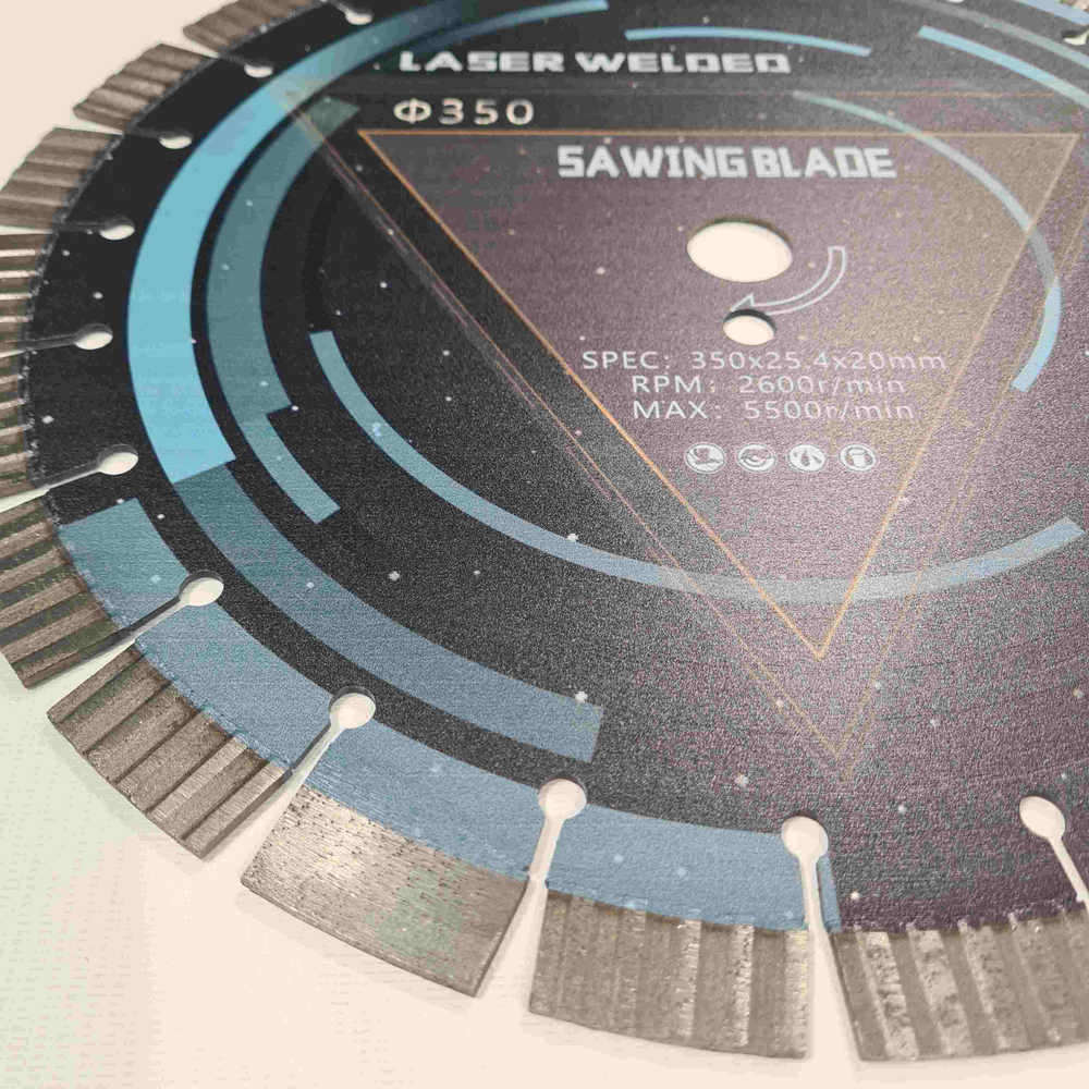 Алмазный диск по железобетону 350*25.4*20 мм Laser Welded