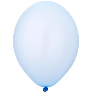 Шар 14" Голубой, Кристал Экстра/ Bubble Blue