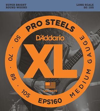 Струны для бас-гитары 50-105 D'ADDARIO EPS160