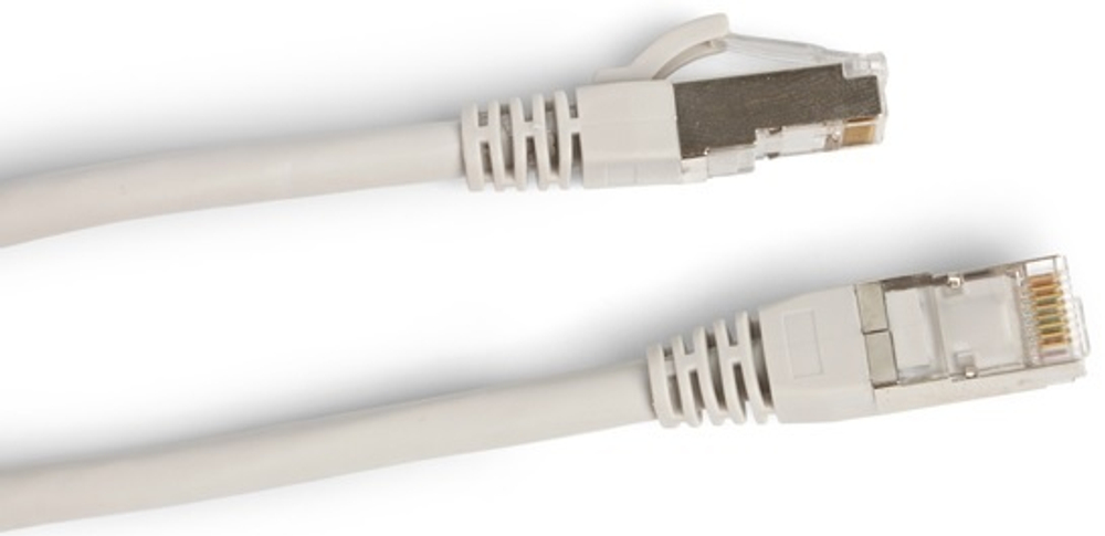 Кабель патч-корд  Hyperline PC-LPM-STP-RJ45-RJ45-C6a-15M-LSZH-GY