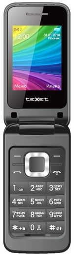 Мобильный телефон teXet TM-204 серый
