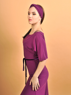 Платье для танцев с поясом