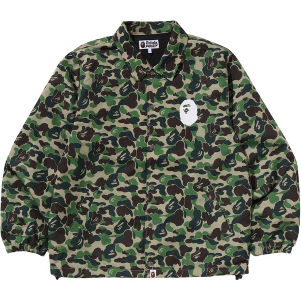 A Bathing Ape Abc Camo Coach Куртка зеленый