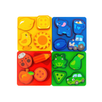 Учим цвета, деревянный сортер