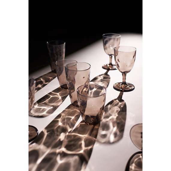 Набор стаканов hollow, 450 мл, серо-коричневый, 4 шт.