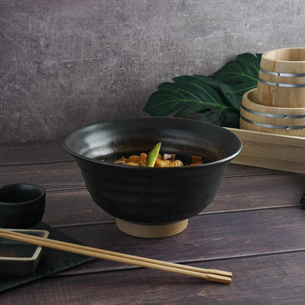 Салатник 940 мл миска для лапши d 19,5 см h10 см Dark Matt Panasia P.L. Proff Cuisine [1]