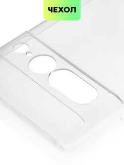 Чехол BROSCORP для Google Pixel 7 Pro оптом (арт. PIXEL-7PRO-TPU-01-TRANSPARENT)