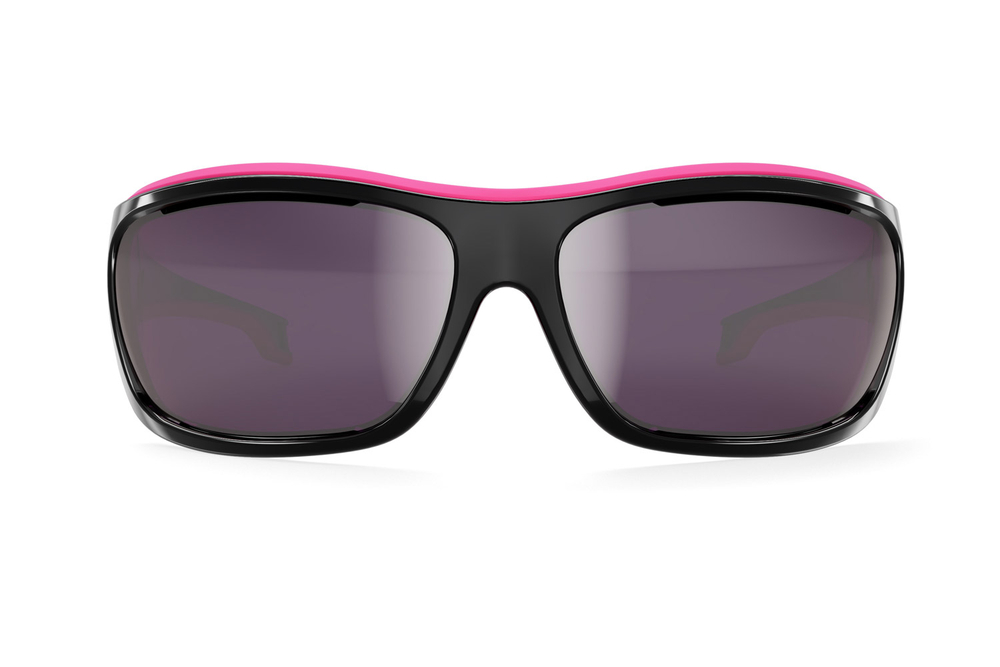 Спортивные очки LiP Tide / Gloss Black - Pink Rubber / PC / Vivide Silver Copper Smoke