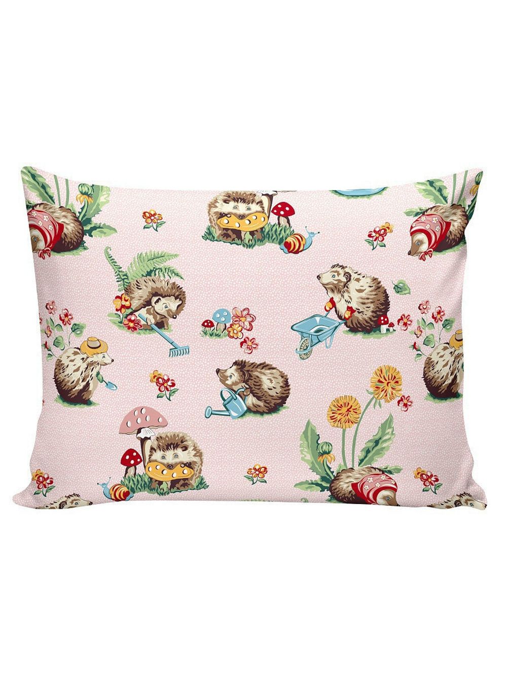 Наволочка комплект 2шт Сказка "Ёжики" 70х70 см, поплин