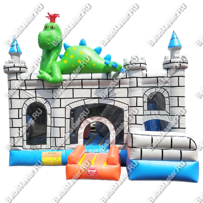 Коммерческий надувной батут "Крепость дракона"