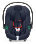 Коляска 3 в 1 Cybex Priam IV Rosegold complete и автокресло Aton B2 i-Size Bay Blue Off White