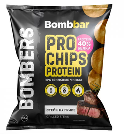 Bombbar Чипсы цельнозерновые протеиновые со вкусом NEW (50 гр.)