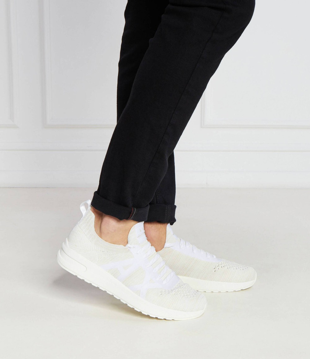 Кроссовки ENGLISH Armani Exchange - кремовый(XUX207 XV810)