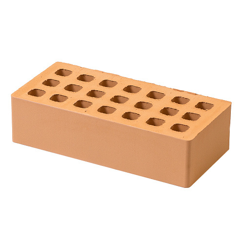 Кирпич пустотелый одинарный лицевой “Соломенный”, Брылино