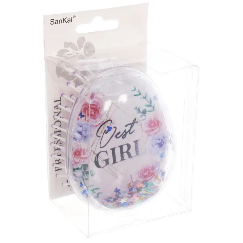 Расческа массажная «ТРАТТИ БУМ», Лучшая Девушка, 6*9 см