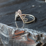 Кольцо КОРОНА-5, серебро