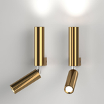 Настенный светодиодный светильник Pitch 40020/1 LED латунь