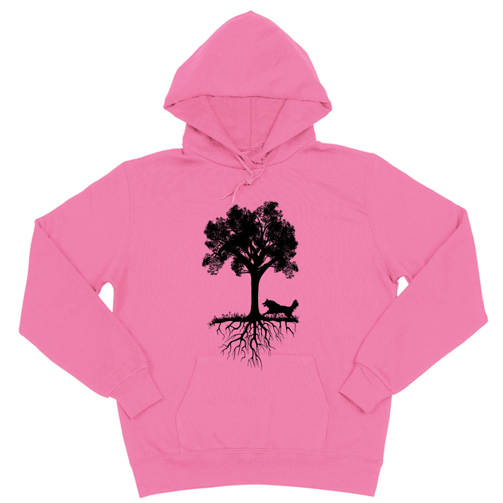 Толстовка "Колли у дерева"