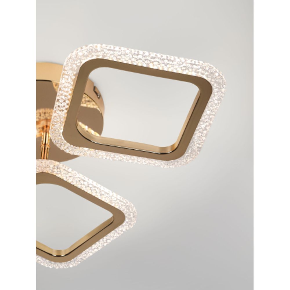 Светильник потолочный светодиодный Rivoli Frida 6190-703 LED 48Вт 3000-6000К с пультом | Rivoli