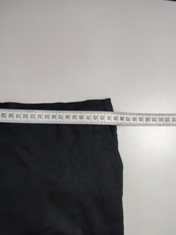 Капри черные из льна 42 размер, новые