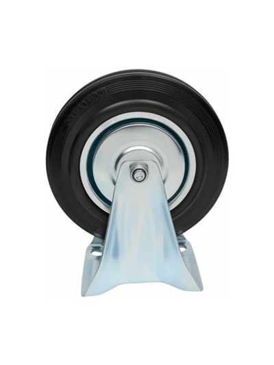 Колесо промышленное неповоротное с подшипником 200мм резина/сталь Gigant G-04-09-30