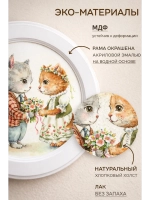 Картина на стену в детскую интерьерная на холсте 27 см