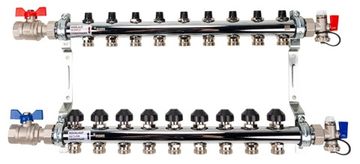 Коллектор Рехау HKV 9 (на девять контуров) для радиаторного отопления (12180913001)