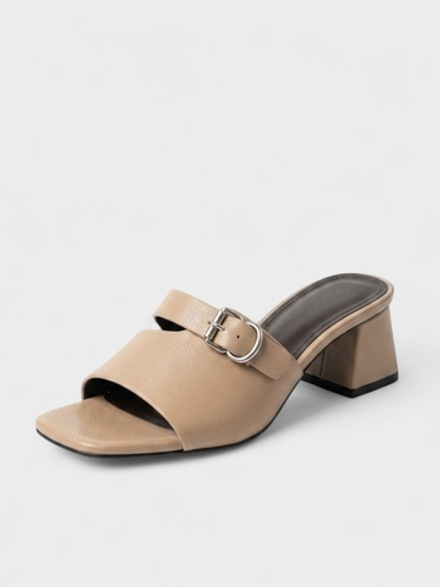 Сабо на каблуке