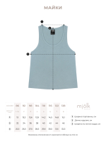 Майка унисекс Mjölk Baby Blue