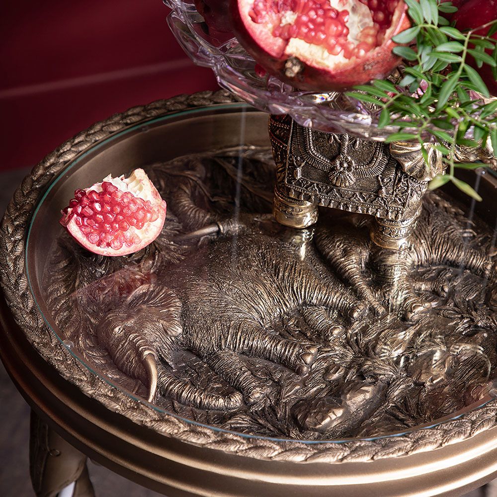 Стол Слон 2 Бронза