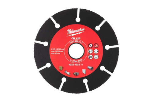 Диск карбидный по дереву и плаcтику CB 125x22.2 мм Milwaukee 4932492377