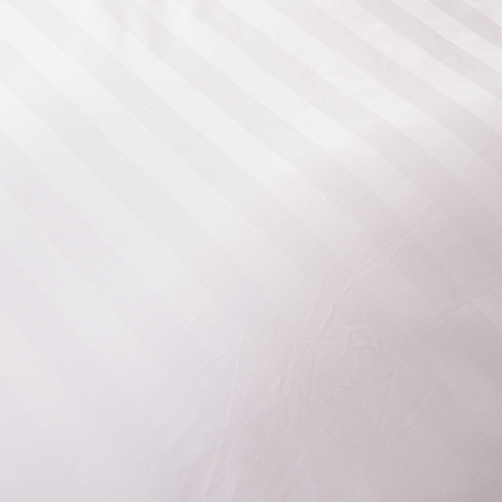 Пододеяльник Страйп Сатин Однотонный Отель белый 100% Хлопок 3x3 P3CTH037200220