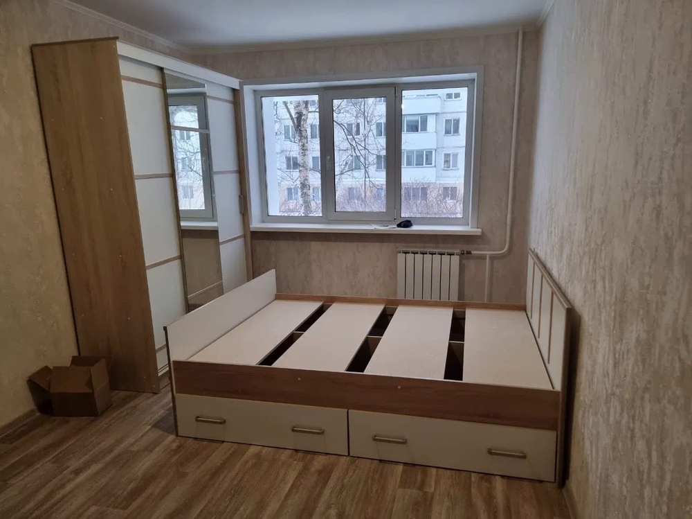 Кровать 160х200 с ящиками Сакура
