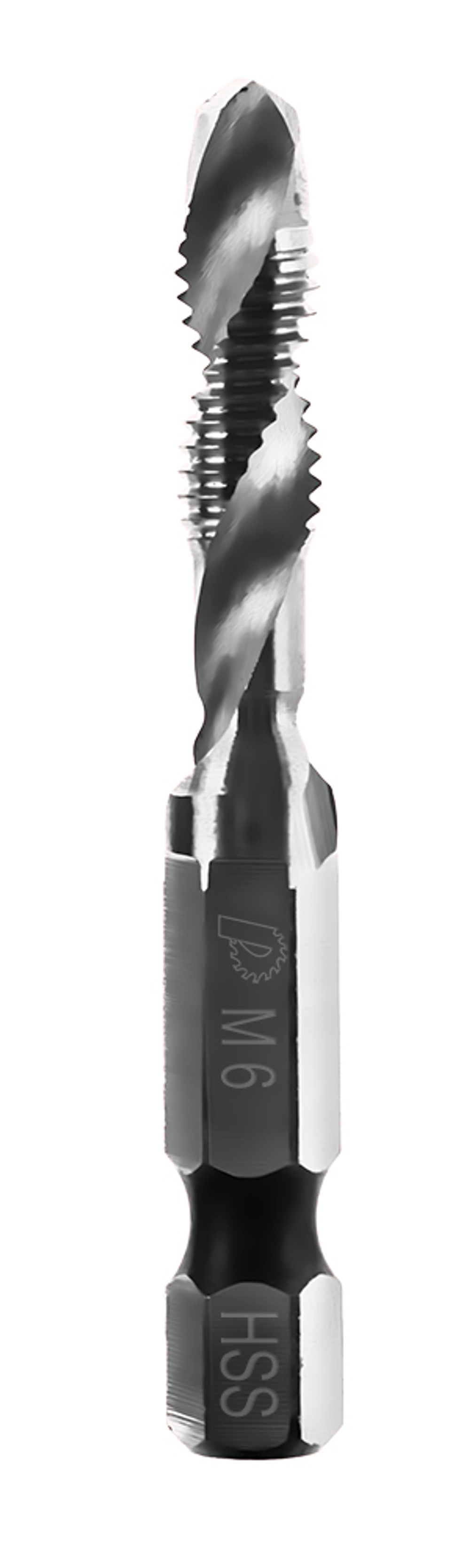 Сверло метчик М6, хвостовик HEX 1/4' Практика (1х57мм)