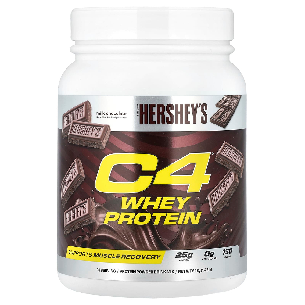 C4 / Cellucor, C4® Whey Protein, молочный шоколад Hershey's, 648 г (1,43 фунта)