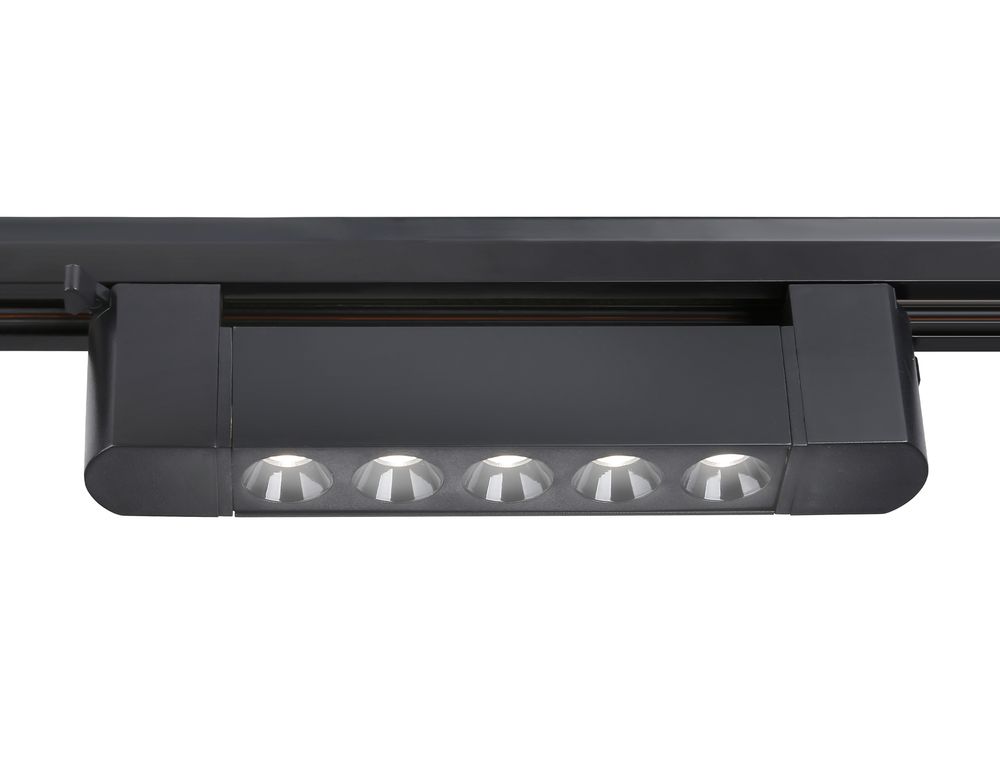 Светильник светодиодный трековый однофазный GL6703 BK черный IP20 10W 4200K 24° 192*35*57