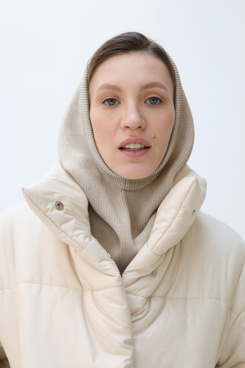 Жилет вязаный, графит