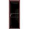 Алюминиевая дверь 2AG красный антрацит остеклённая
