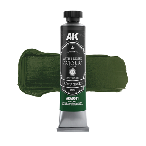 Artistic Dense Acrylic - Faded Green