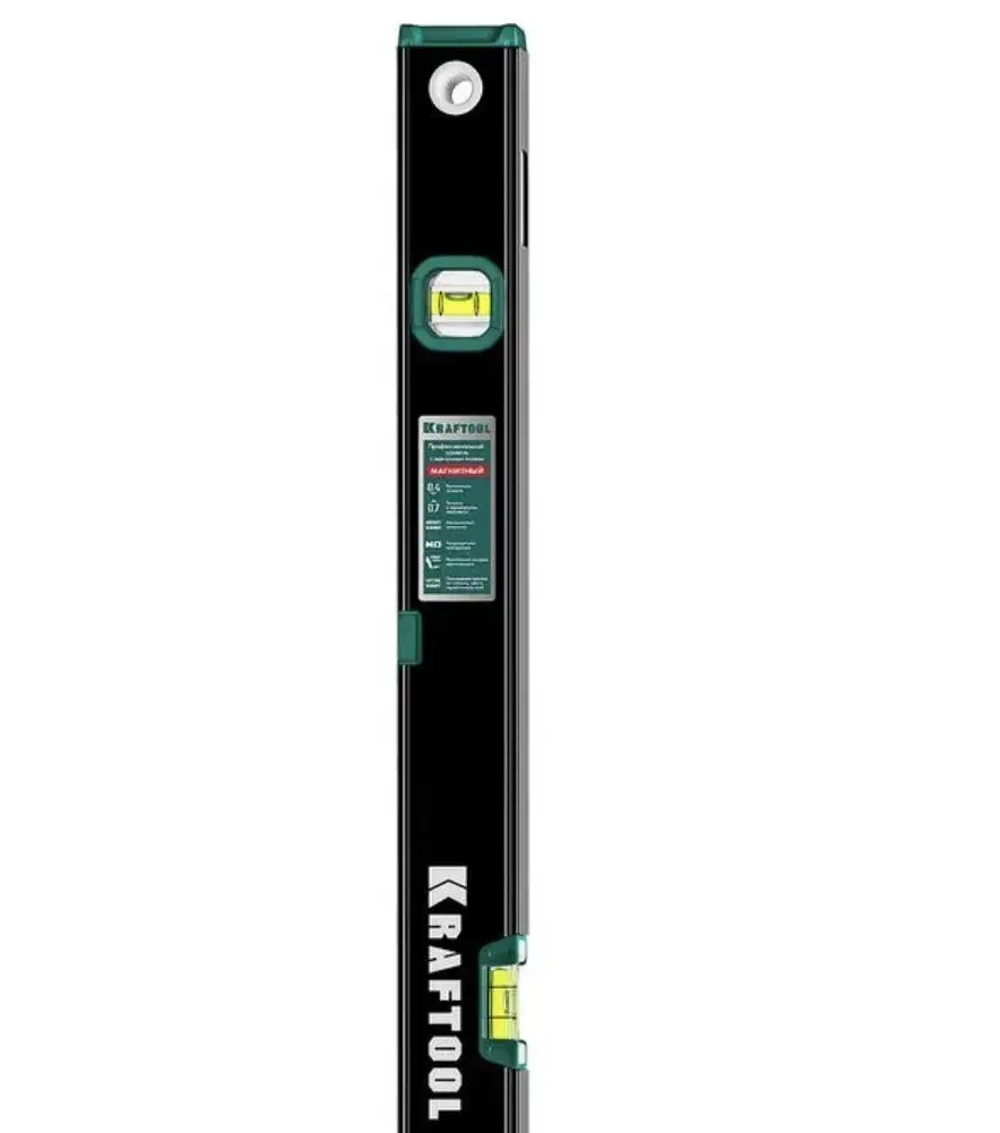 Магнитный уровень KRAFTOOL с зеркальным глазком, 400 мм 34785-40