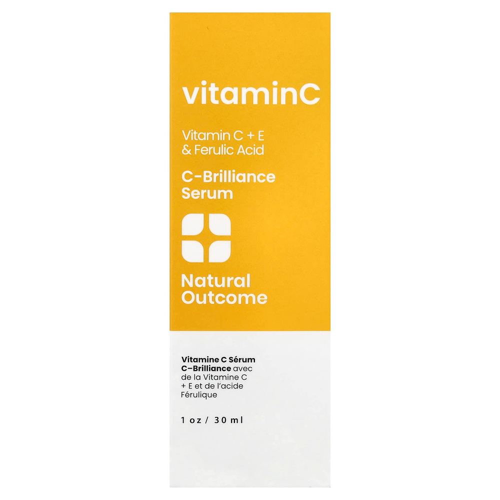 Natural Outcome, сыворотка с витамином C, C-Brilliance, 30 мл (1 унция)