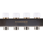 ROMMER RMS-1200-000006 ROMMER Коллектор из нержавеющей стали с расходомерами 6 вых.