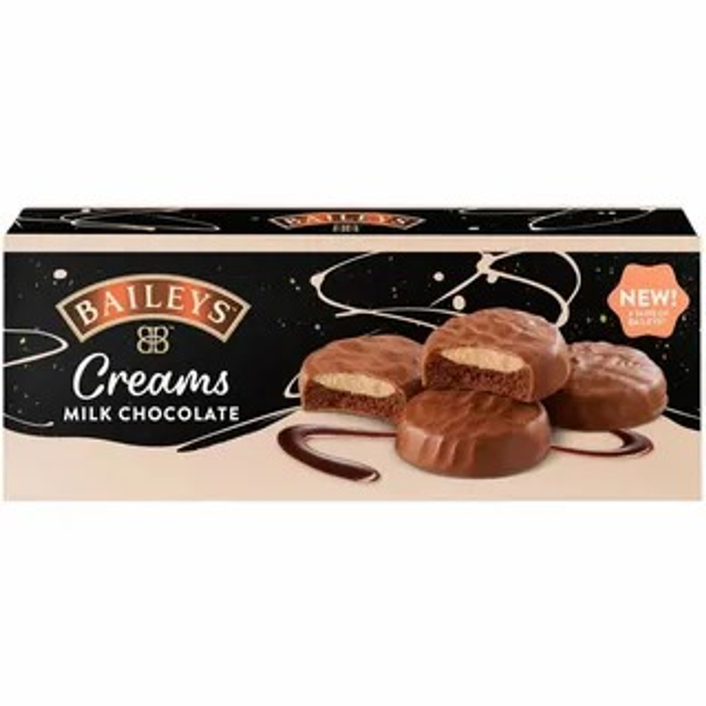 Baileys Creams Milk Choclate (Печенье Бейлис Крем Молочный шоколад) 128г (14шт)