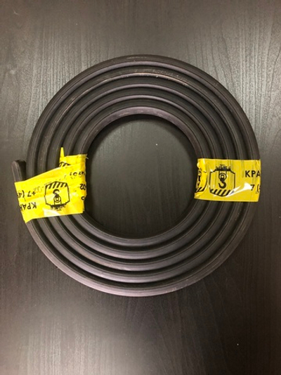 Уплотнитель для стекол НТ-9 L 3,5 метра + замок уплотнителя НТ-8